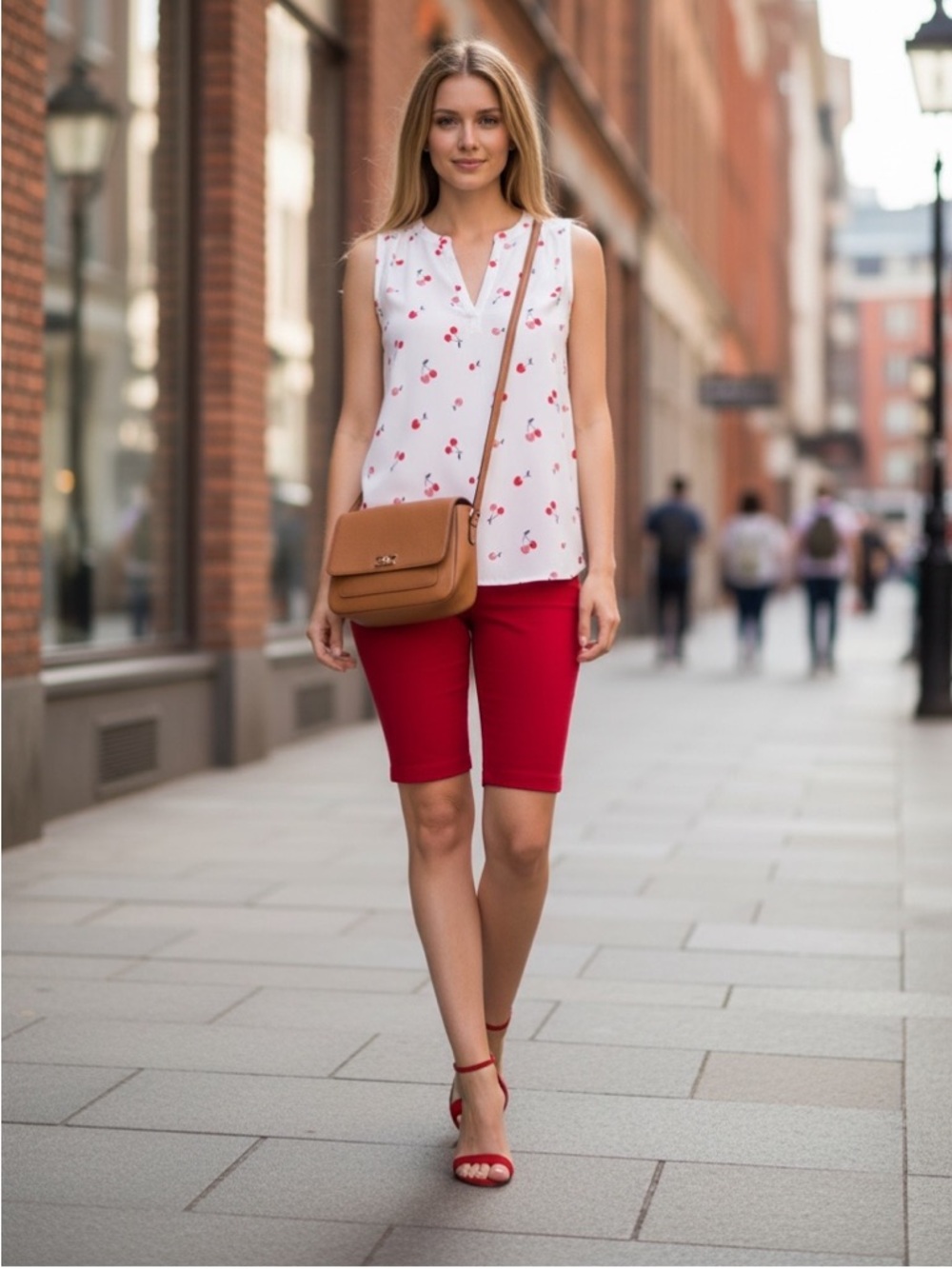 FLOWY Mixed Media Summer Cherries Top Cottagecore
Coastal Beachy